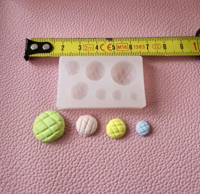 7 size Miniature bread loaf Silicone mould