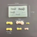 Mini Biscuit twists silicone mould