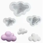 3 pcs 3d Cloud Silicone mould set