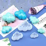 3 pcs 3d Cloud Silicone mould set