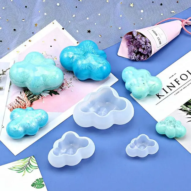3 pcs 3d Cloud Silicone mould set