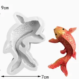 Koi Fish Silicone mould Style 2