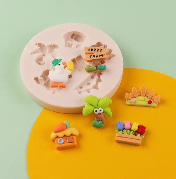 Farm theme silicone mould