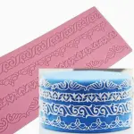Floral lace trim cake edge decoration Silicone Lace Mat