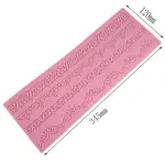 Floral lace trim cake edge decoration Silicone Lace Mat