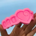 I love dad silicone mould