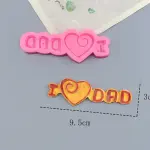 I love dad silicone mould