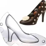High Heels Lady Shoe Stilettos Sandal Chocolate Candy Mold with Magnets Polycarbonate Chocolate Mould - Large