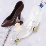 High Heels Lady Shoe Stilettos Sandal Chocolate Candy Mold with Magnets Polycarbonate Chocolate Mould - Large
