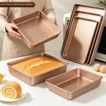 Cake Pan Non stick Bread Pan Steel Bread Toast Mold Bread Baking Tools Bakeware for Brownies Cakes Bread ( 9 inch)