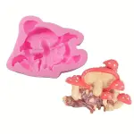 Mushroom Silicone Mould Style 6 for Fondant, Chocolate & Cake Decoration