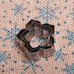3 Pcs Petunia Flower Stainless Steel Cutter Set for Fondant & Gumpaste