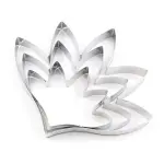 3 Pcs Tuberose Petal Cutter Set for Fondant & Gumpaste Flower Making