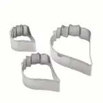 3 Pcs Poppy Petal Cutter Set for Fondant & Gumpaste Flower Making