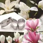 3 Pcs Magnolia Flower Cutter Set for Fondant & Gumpaste Flower Making