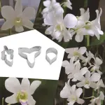 3 Pcs Moth Orchid Flower Cutter Set for Fondant & Gumpaste Flower Making