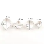 3 Pcs Belgium Azalea Petal Cutter Set for Fondant & Gumpaste Flower Making