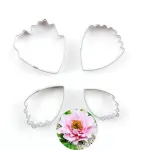 4 Pcs Peony Petal Cutter Set for Fondant & Gumpaste Flower Making