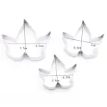 3 Pcs Maple Leaf Cutter Set for Fondant & Gumpaste Flower Making