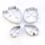 4 Pcs Peony Petal Cutter Set Style 2 for Fondant & Gumpaste Flower Making