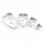 4 Pcs Camellia Flower Petal Cutter Set for Fondant & Gumpaste