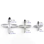 3 Pcs Forsythia Viridissima Flower Petal Cutter Set for Fondant & Gumpaste