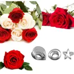 11 Pcs Austin Rose Petal Calyx Leaf Cutter Set for Fondant & Gumpaste
