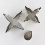 3 Pcs Fuchsia Flower Petal Cutter Set for Fondant & Gumpaste
