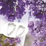 2 Pcs Jacaranda Flower Petal Cutter Set for Fondant & Gumpaste