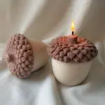 Pine Cone Aircon Nut Silicone Mould for Candle Making
