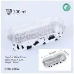 Black & White Aluminium Rectangle Bake & Serve Dessert & Cake Moulds with Lid - Pack of 10