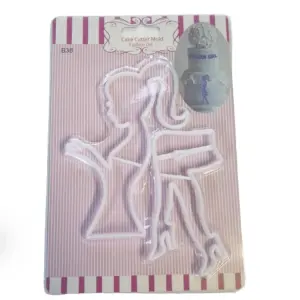 Barbie Fondant Cutter Set Style 2 for Cookies & Cake Decoration