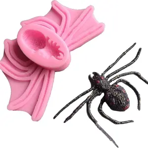 Large Spider Silicone Mould for Fondant, Chocolate, Candle & Soap Making