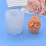 3D Cupcake Silicone Mould Style 1 for Fondant, Candle & Chocolate