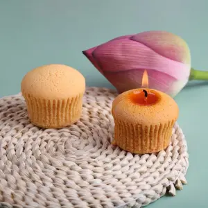3D Cupcake Muffin Silicone Mould Style 2 for Fondant, Candle & Chocolate