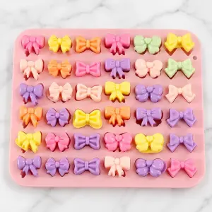 30 Cavity Bow Silicone Mould for Fondant, Chocolate, Candle & Soap