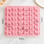 30 Cavity Bow Silicone Mould for Fondant, Chocolate, Candle & Soap