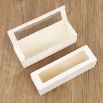 10 Pcs Rectangular Pastry Cookie Window Box for Cakes, Cookies & Desserts