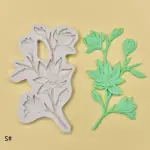 Magnolia Flower Silicone Mould for Fondant, Chocolate, Candle & Soap