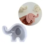 3D Cute Elephant Silicone Mould for Chocolate, Candle, Soap & Resin