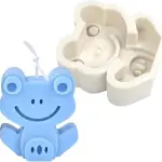 3D Cute Frog Silicone Mould for Chocolate, Candle, Soap & Resin