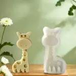3D Cute Giraffe Silicone Mould for Chocolate, Candle, Soap & Resin