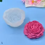 3 Pcs Peony Candle Silicone Mould Set for Candle, Chocolate & Resin