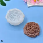 3 Pcs Peony Candle Silicone Mould Set for Candle, Chocolate & Resin