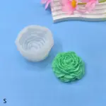3 Pcs Peony Candle Silicone Mould Set for Candle, Chocolate & Resin