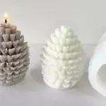 3D Christmas Pinecone Silicone Mould for Candle, Soap & Resin