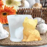3D Cat Silicone Mould Small Size for Candle, Soap & Resin
