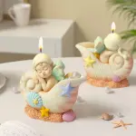 3D Conch Angel Silicone Mould for Candle, Soap & Resin