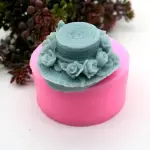 3D Lady Hat Silicone Mould for Fondant, Chocolate, Candle & Resin