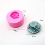 3D Lady Hat Silicone Mould for Fondant, Chocolate, Candle & Resin
